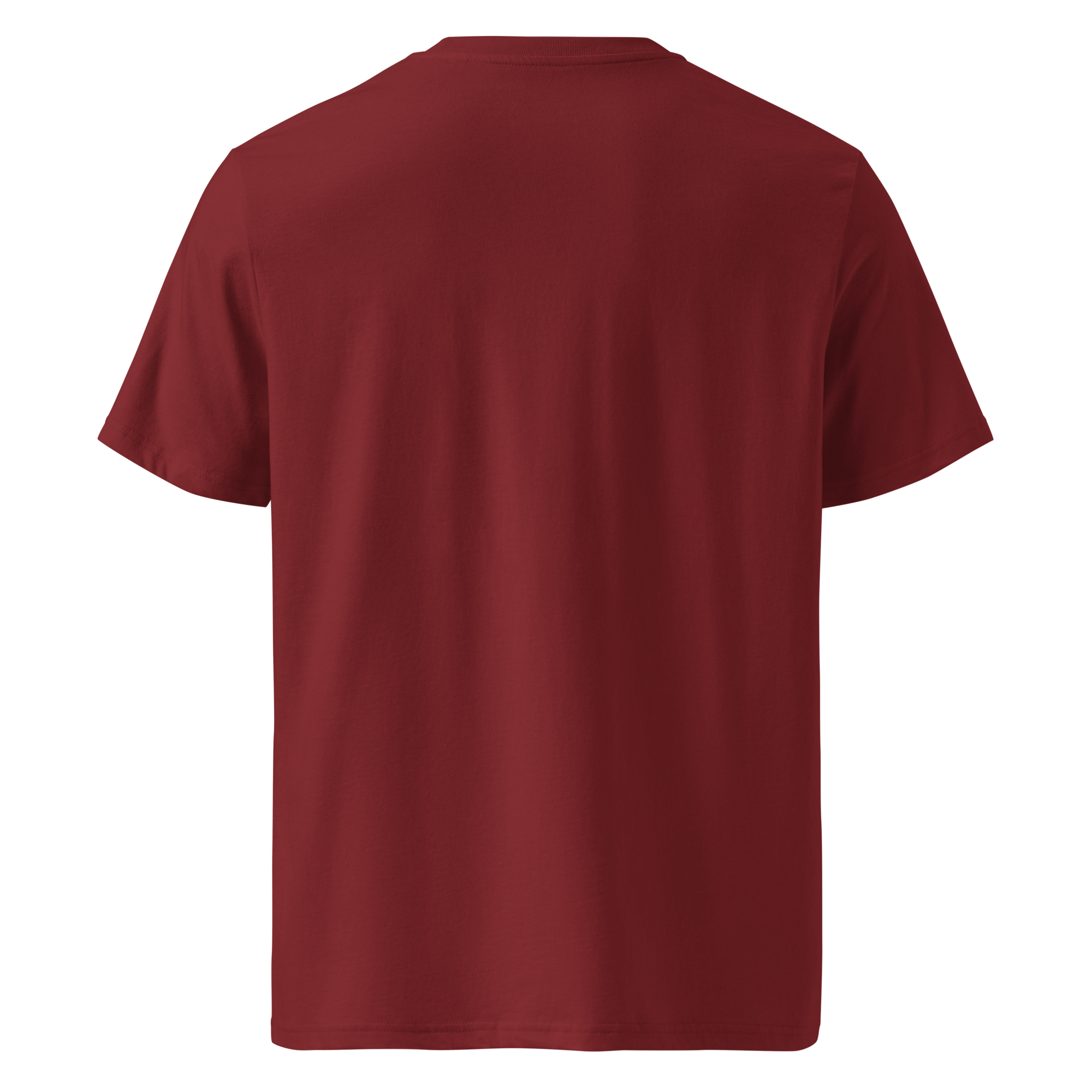 T-shirt bordeaux de DOS