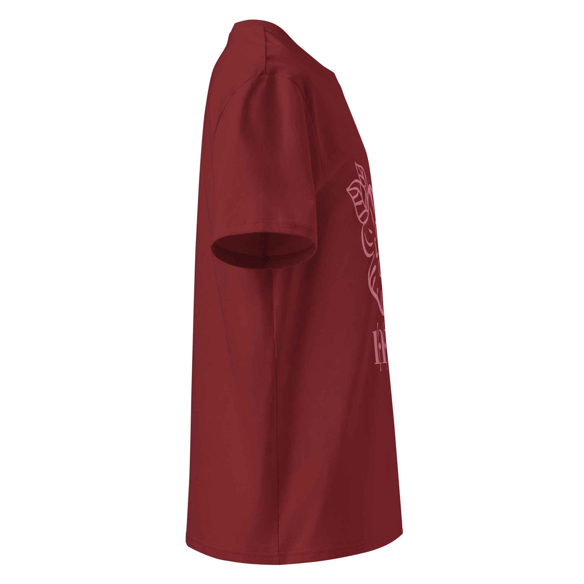 T-shirt bordeaux de DROITE