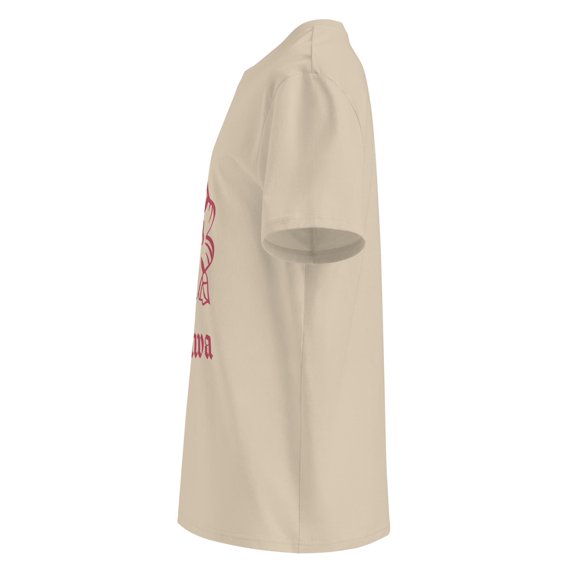 T-shirt beige de gauche- tchinga yaho