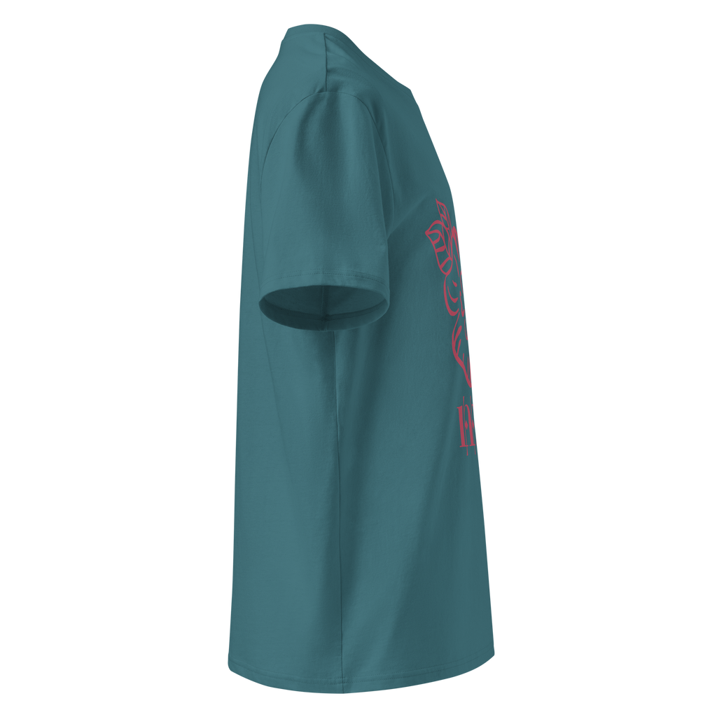 T-shirt bleu nuit droite- Tchinga Yaho