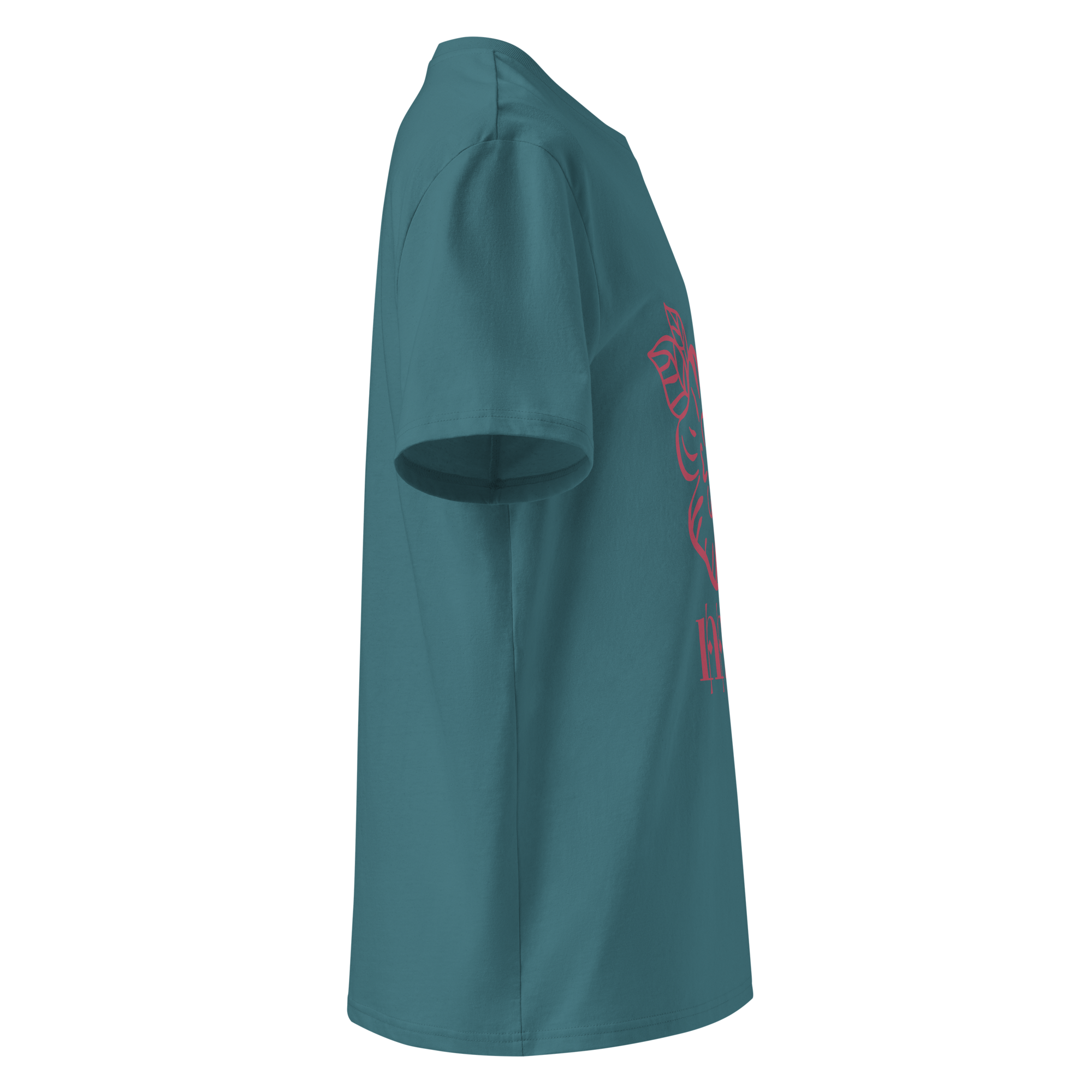 T-shirt bleu nuit droite- Tchinga Yaho